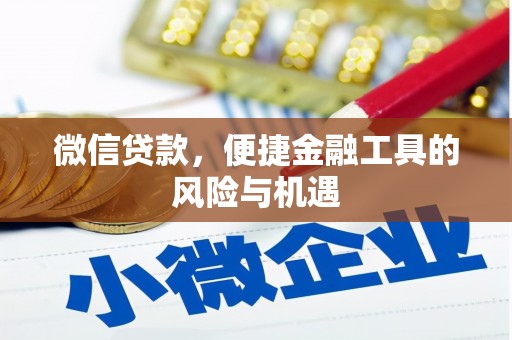 茄萣微信贷款，便捷金融工具的风险与机遇