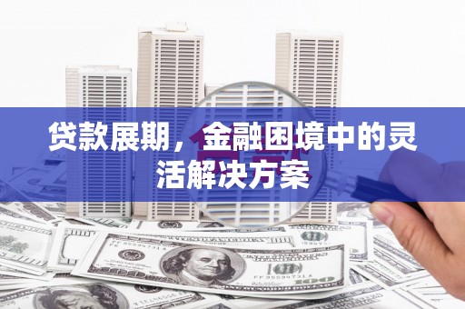 合山贷款展期，金融困境中的灵活解决方案