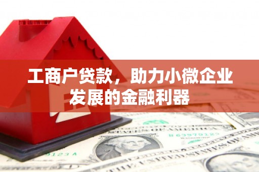 吕梁工商户贷款，助力小微企业发展的金融利器