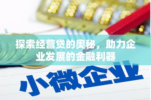 江都探索经营贷的奥秘，助力企业发展的金融利器