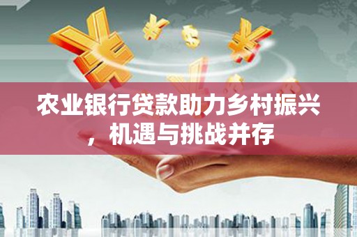 新兴农业银行贷款助力乡村振兴，机遇与挑战并存