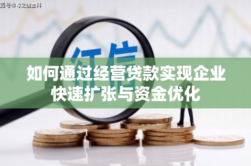 泸水如何通过经营贷款实现企业快速扩张与资金优化