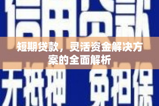 乡宁短期贷款，灵活资金解决方案的全面解析