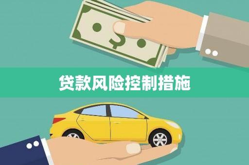 集集贷款风险控制措施